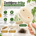 Zaobljena ergonomska drška sprej četke za kosu