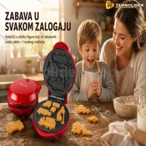 SOKANY SK-08097 aparat za kolačiće figura 750 W, crveni