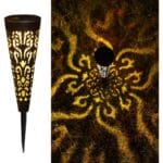 solarne baštenske lampe - prednja strana