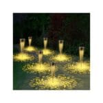 solarne baštenske lampe - u upotrebi