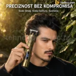 VGR V-091 punjivi trimer za bradu i kosu — titanijumsko sečivo