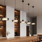 staklena viseća lampa - prednja strana