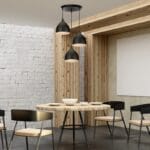 viseća lampa sa tri kupe - pakovanje