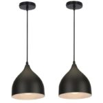 viseća lampa sa tri kupe - u prostoru