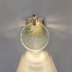 staklena zidna lampa - prednja strana