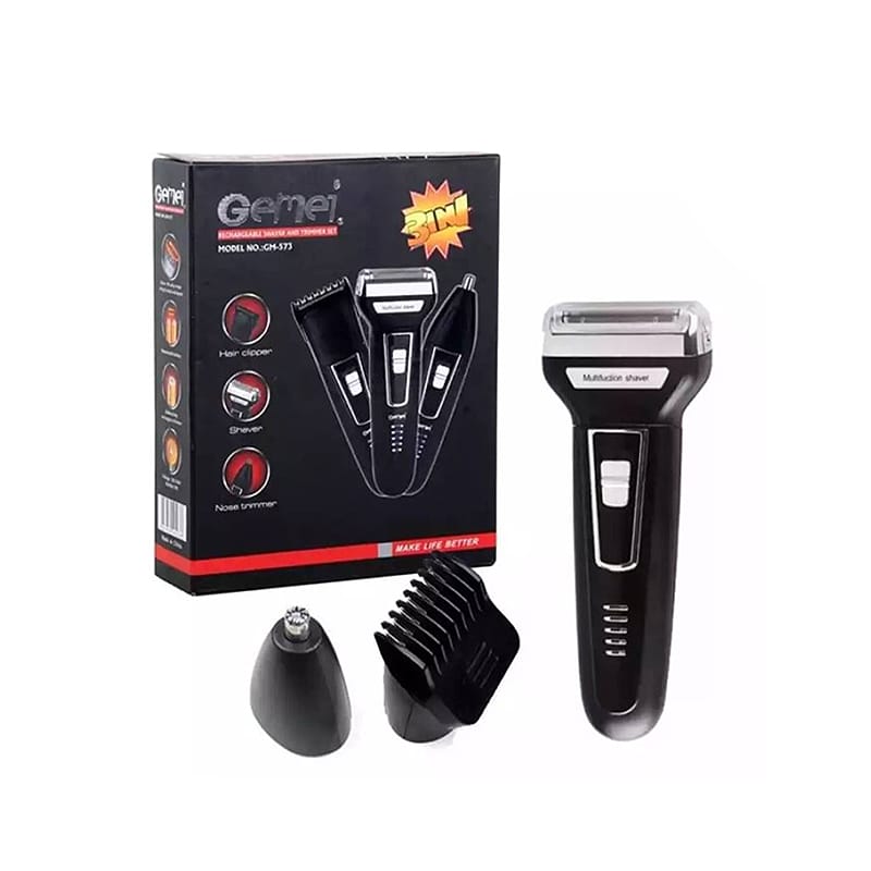 Gemei GM-573 punjivi trimer 3u1 za bradu i nos gemei gm-573 brijač - u upotrebi