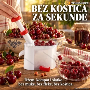 Aparat za čišćenje koštica iz višanja i trešanja