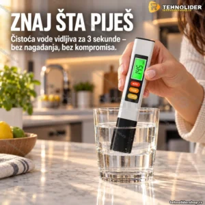 AquaGuard Merač Čistoće Vode – TDS Tester za Domaćinstvo