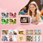 roze foto-štampač za decu - detalji