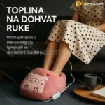 Grejač za noge od pliša sa USB napajanjem i 3 stepena grejanja