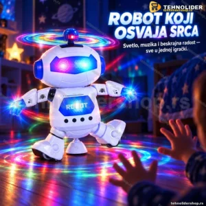 Igračka robot sa svetlom i muzikom