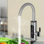 Inox slavina RY-019 sa protokom i grejačem 3000 W — displej