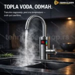 Inox protočna slavina RY-019 sa grejačem 3000 W i displejom