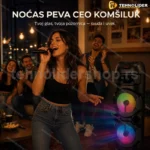 Karaoke zvučnik ZQS-8220S 40 W sa bežičnim mikrofonom i LED svetlima