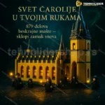 Kockice za sklapanje čarobnjačkog zamka — 879 delova