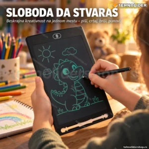 LCD Tablet za crtanje i pisanje – piši briši-