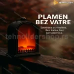 LED dekorativni fenjer sa efektom plamena na baterije