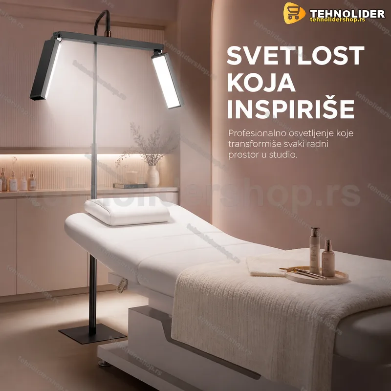 LED lampa polumesec HD-M9X sa postoljem i daljinskim upravljačem LED lampa polumesec HD-M9X sa postoljem i daljinskim upravljačem