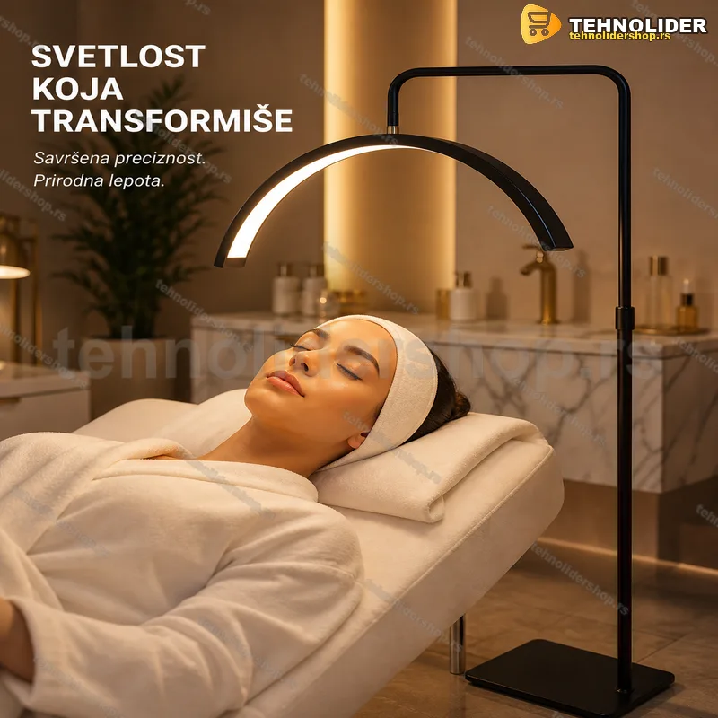 LED podna lampa polumesec HD-M8X sa postoljem za salon LED podna lampa polumesec HD-M8X sa postoljem za salon