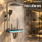 Luksuzni zidni tuš sa dodacima i displejom Premium model
