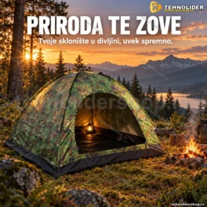 Maskirni šator za kampovanje