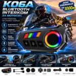 Motociklistički interkom K06A sa mikrofonom i redukcijom buke