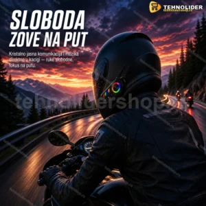 Motociklistički interkom K06A sa mikrofonom i redukcijom buke
