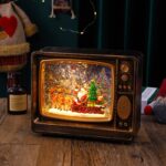 retro televizor ukras sa muzikom - prednja strana