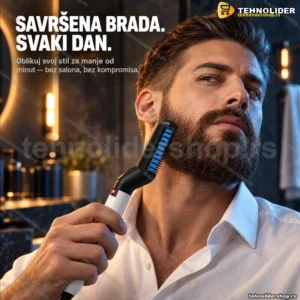 Pegla za kosu i bradu-Pegla za stilizovanje brade i kose