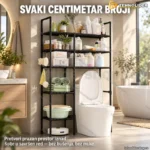 Polica za kupatilo iznad WC šolje — samostojeća