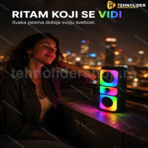 Prenosivi RGB Bluetooth zvučnik KK-663 sa FM radiom