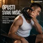Električni masažni roler za telo — 24 čvora i 3 brzine