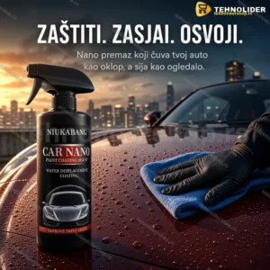 Nano premaz za lak auta u spreju — zaštita i sjaj