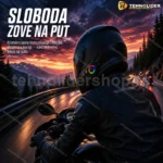 Motociklistički interkom K06A sa mikrofonom i redukcijom buke
