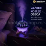 Mini aroma difuzer sa RGB osvetljenjem i USB napajanjem