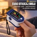Pulsni OKSIMETAR uređaj koji meri količinu kiseonika u krvi i puls