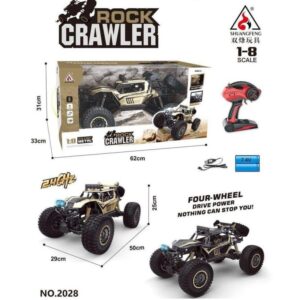 RC Rock Crawler 1:8 — metalna karoserija 4x4, 2,4 GHz, 50 cm