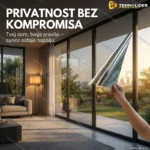 Reflektujuća ogledalo folija za stakla