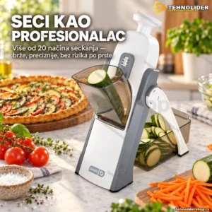 Secko za voce i povrce sa podesivom debljinom rezanja