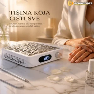 Stoni aspirator za nokte X15 Pro 120 W sa podesivim usisom