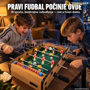 Stoni fudbal sa drvenim kućištem za kuću i igraonicu