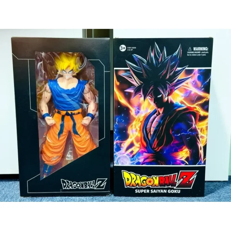 Super Saiyan Goku akciona figura 46 cm u kutiji goku figura 46 cm - prednja strana