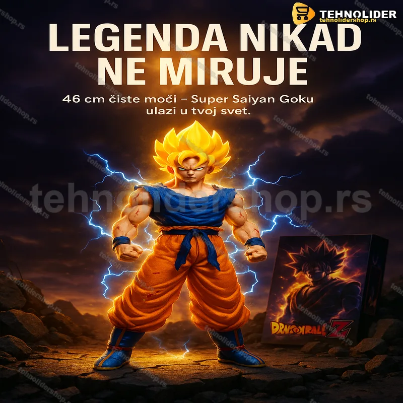 Super Saiyan Goku akciona figura 46 cm u kutiji Super Saiyan Goku akciona figura 46 cm u kutiji