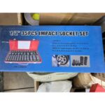 Udarne gedore 1/2" set od 35 delova u metalnoj kutiji