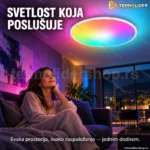 Wise pametna led plafonjera 24W, RGBCW