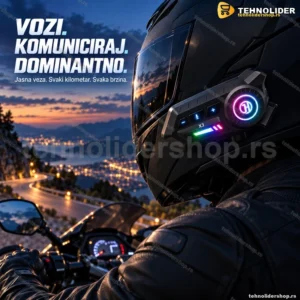 X3 Bluetooth komunikator za moto kacigu sa mikrofonom